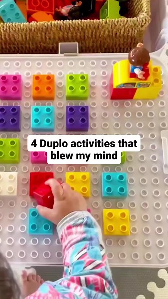 Follow for more play ideas! Amongst all the open ended toys, Duplo is one of the most versatile sets. Paired with the Carry-Play table's ability to hold vertical lids and its large Duplo LEGO bases, there are so many sensory play and early years learning activities you can use these building blocks for. . . . #buildingtoys #playideas #diyplayideas #legoduplo #duplo #duplolego #easyplayideas #toddleractivity #playideasfortoddlers #openendedplay #activitytable #playtable #sensoryplay #sensoryactiv