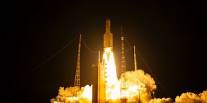 Europe's Ariane 5 rocket completes farewell launch with double satellite mission