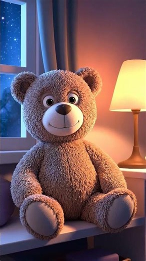 Teddy Bear Wakes Up 🧸✨ | Cozy Bedtime Animation