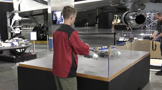 Check out this Air Force One LEGO build by Jack Carleson that includes time-lapse footage and an interview! Museum visitors can see this on display in the Presidential Gallery. #lego #airforceone (May 2022) | National Museum of the U.S. Air Force