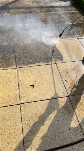 Years of algae & dirt removed with 1 blast 🙌🏽 | Dynamic Cleaning Care