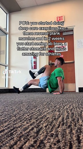 Elite Reverse Plank Marches for Deep Core Activation