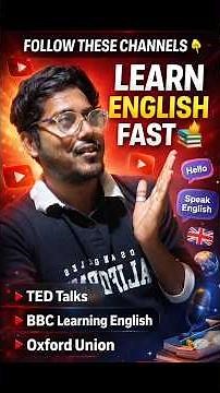 Boost Your English Skills with These Top 3 Channels #speakconfidentenglish #tedtalk #bbclearning