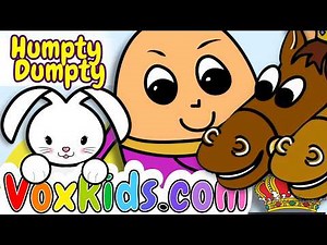 Humpty Dumpty Sat On A Wall 🥚 | 🐥 Easter Time Songs 🐰 MyVoxSongs