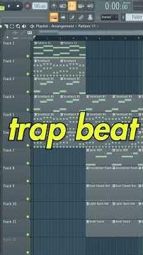 EASIEST FL STUDIO TRAP BEAT TUTORIAL! #flstudio #musicproducer #flstudiotutorial