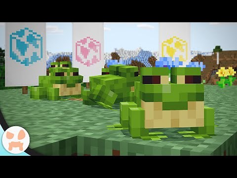 THEY ADDED FROGS + TADPOLES TO MINECRAFT!