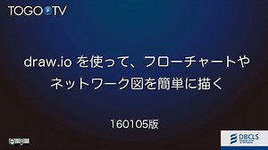 draw.io を使って、フローチャートやネットワーク図を簡単に描く