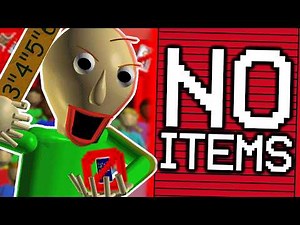Can You Beat Baldi's Basics Plus With NO ITEMS?