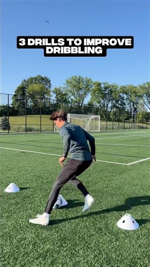 3 drills to improve speed dribbling 👣⚽️⚡️ #7mlctraining