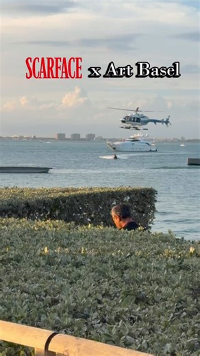 SCARFACE x Art Basel — Miami closes Art Week the only way Miami knows how. Inside the legendary Scarface Mansion, history, culture, and luxury collided in one of the most iconic Art Basel closing parties Miami has ever seen. From helicopters floating over the bay to speedboats carving through the water, the energy felt straight out of an 80s Miami movie. And then — Tony, Elvira, and Frank stepped back into the mansion where cinema history was made. A true cultural landmark. A moment you can’t re