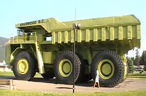 Largest truck in the world.