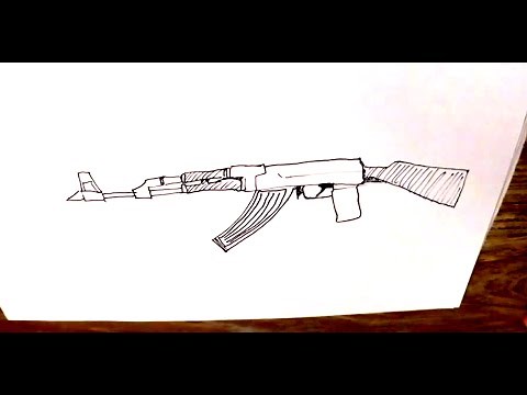 How to Draw an AK-47