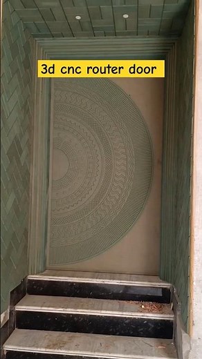 3d cnc hdhmr door design ! Main entrance wooden door ! CNC door ! #doors #cnc #furniture