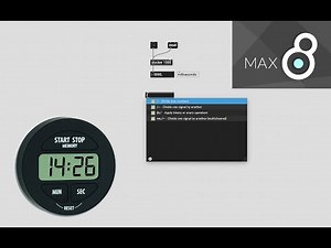 How to make a timer (minute : seconds) in Max Msp