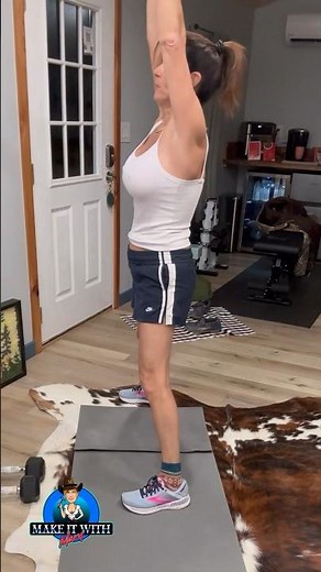 🏋️ Squat & Press workout with Mary Burke #themaryburke #workout