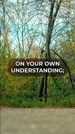 Trust in the Lord – Proverbs 3:5–6 (NIV)