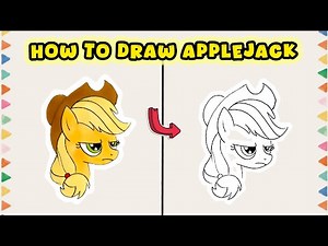 How to Draw Applejack from My Little Pony – Step-by-Step Tutorial