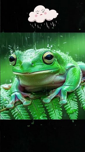 Rain & Frog Ambience 🐸 | Deep Sleep & Relax