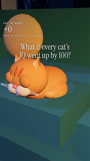 What If Gravity Stopped? A Cat's Wholesome 'What If' Moment 🥲