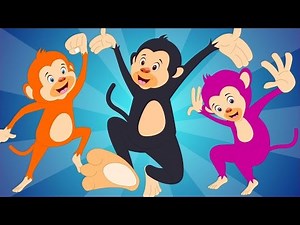 five little monkeys | nursery rhymes | songs for children | kids videos