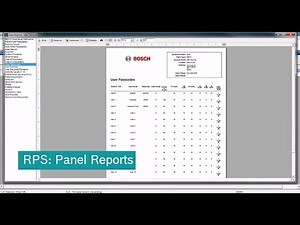 RPS: Panel Reports