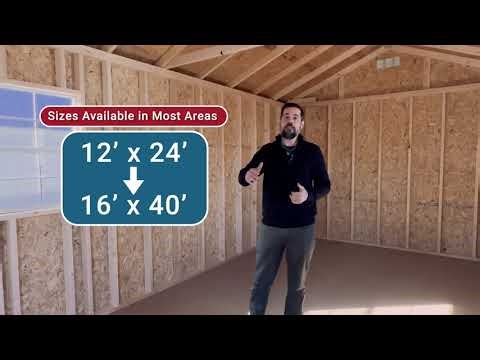 The Deluxe Utility Cabin by Backyard Outfitters