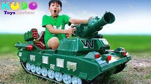 135K views · 2.3K reactions | Unboxing and Assembly - Power Wheels Ride on Tank Toys | Kids Toys and Colors | Facebook