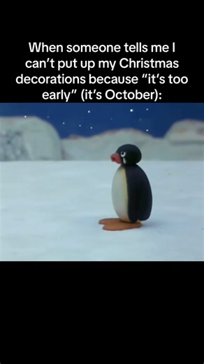 I have my Christmas decorations up AND I WONT BE PUTTING THEM DOWN #pingu #pinguicon #christmas #christmasdecorations #fypシ #foryoupage #fyp #fyppppppppppppppp #relatable #holiday #early #funny