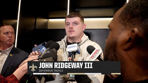 John Ridgeway "We just need to finish stronger" | Saints-Rams Postgame | 2024 NFL Week 13