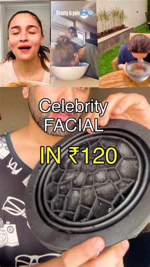ice facial / ice facial kaise kre / celebrity facial / #glowup #skincare #shorts #shortsfeed