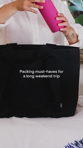 The perfect bag for your long weekend travel.