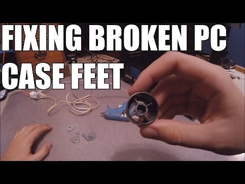 HOW TO FIX BROKEN PC CASE FEET (EASY)