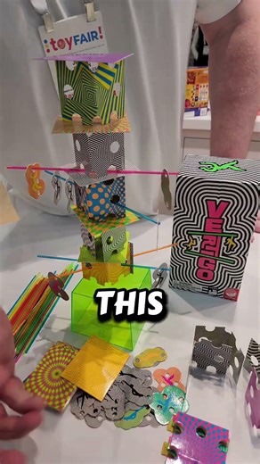 Knocking things over in Vertigo at New York Toy Fair!!