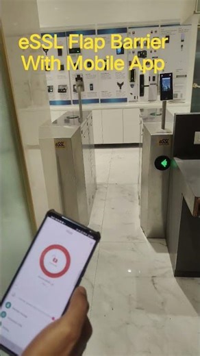 eSSL Flap Barrier with Mobile App #eSSL # Gujarat #Vishal # 9513353019