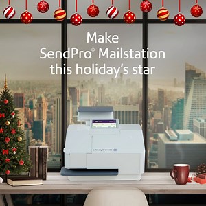 Put #IMI compliance in your stocking this year. Rent the SendPro® Mailstation today for $29.99 per month with a 60-day free trial. http://spr.ly/6184R3Xme #usps #mailing | Pitney Bowes