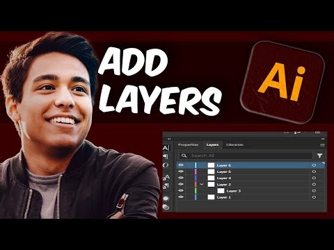Illustrator Pro 2024 Tutorial: How to Add Layers in illustrator pro