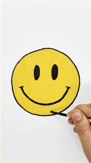 Smiling emoticon🙂 Glitter Coloring#glittercoloring#smiling#artkids#trend #coloringforkids