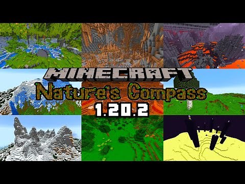 *NEW* Nature's Compass Mod Update - Minecraft 1.20.2 (Mod Showcase)