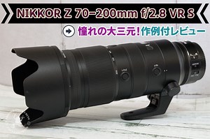 【実写作例付きレビュー】NIKKOR Z 70-200mm f/2.8 VR S 憧れの大三元レンズを購入！