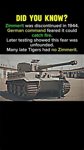 Why Zimmerit Disappeared from Late Tiger I Tanks