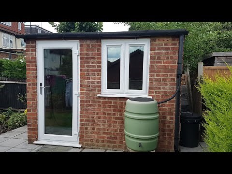 Fitting plastic guttering and a rain water diverter for a water butt