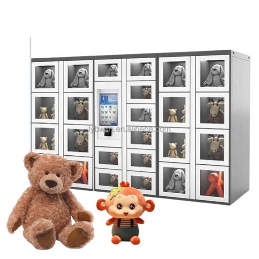 Customized Smart Locker Vending Machine With Software Control System for Selling Snacks and Drinks