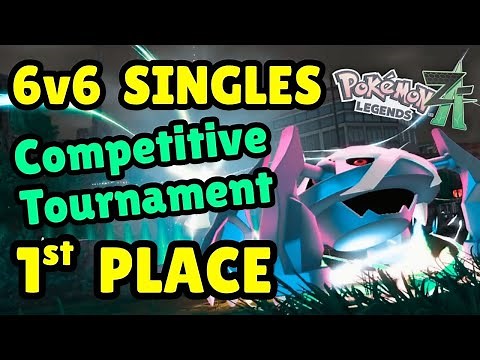Pokemon Legends Z-A 6v6 SINGLES Tournament! 1st Place Competitive Battle Team!