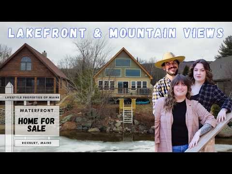 Lakefront Chalet with Mountain Viewes | Maine Real Estate