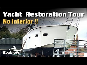 DIY Boat Restoration Project with no interior | Full Tour - EP.2