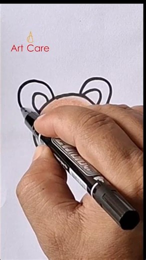 Bear Face Drawing || How to draw Bear face || Easy Bear face drawing