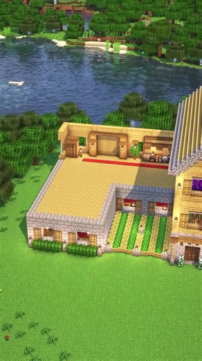 Minecraft Easy Starter House №6🏡 - Link in BIO❤️ #minecraft #minecrafttutorials #minecraftbuilds #minecraftbuildings #minecraftbuild | Craft Universe