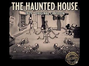 The Haunted House (1929) | Original Public Domain Cartoon | Walt Disney
