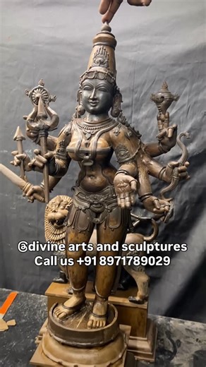 divine arts and sculptures | Divinity and quality towards perfection, presenting wax sculpture of Durga Devi🪷✨ Dm for more details! [ Durga, shakthi, sculpture,... | Instagram