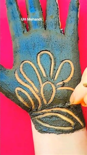 unique easiest simple mehandi designs|| full hand mehndi #youtubeshorts #viral #uhmehandi